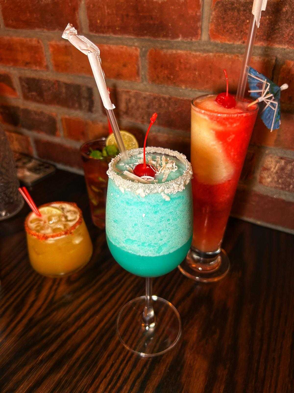 Three cocktails